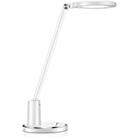 Deckey Lámpara Escritorio LED con Panel Táctil- Ajustable (5 Modos-10 Niveles de Brillo-Cuidado Ocular- Puerto USB…